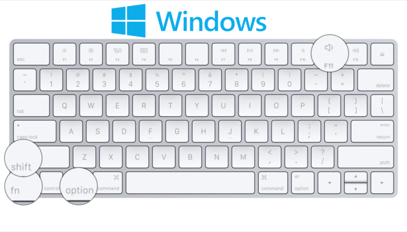 screenshot on windows on mac keyboard